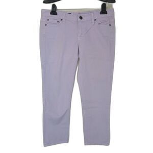 J. Crew Chopped Matchstick Lilac Purple Capri